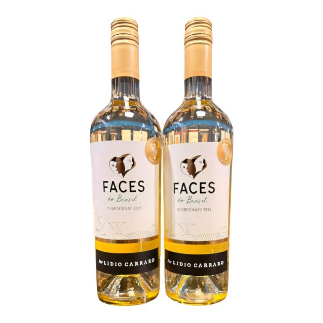 KIT C/2 FACES DO BRASIL CHARDONNAY
