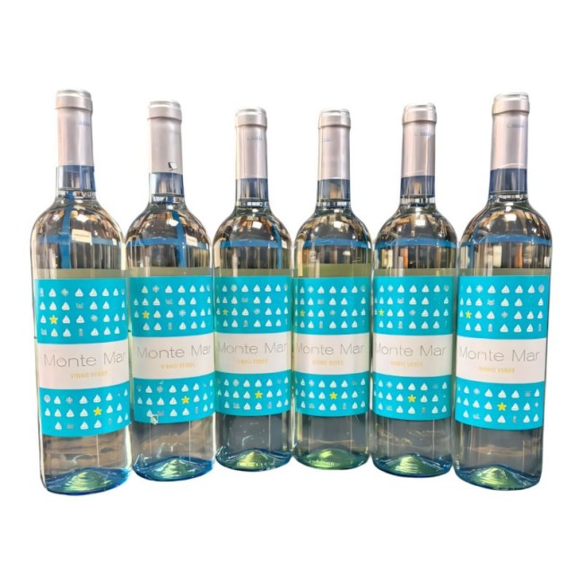 KIT C/6 MONTE MAR VINHO VERDE BRANCO