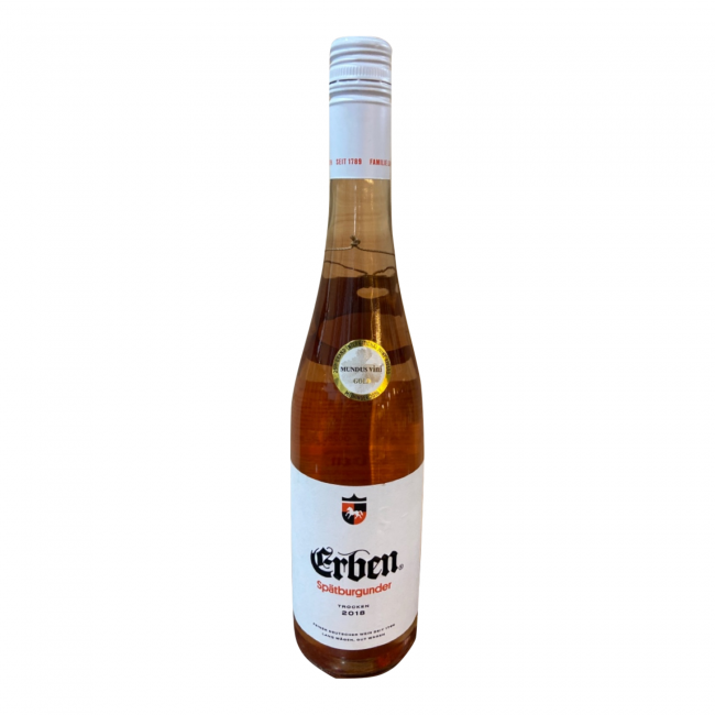 ERBEN SPÄTBURGUNDER ROSE TROCKEN 2018 750 ml