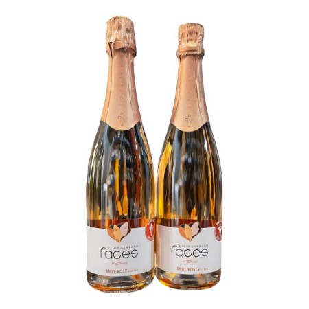 KIT C/2 ESPUMANTES FACES BRUT ROSE