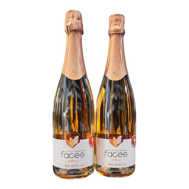 KIT C/2 ESPUMANTES FACES BRUT ROSE