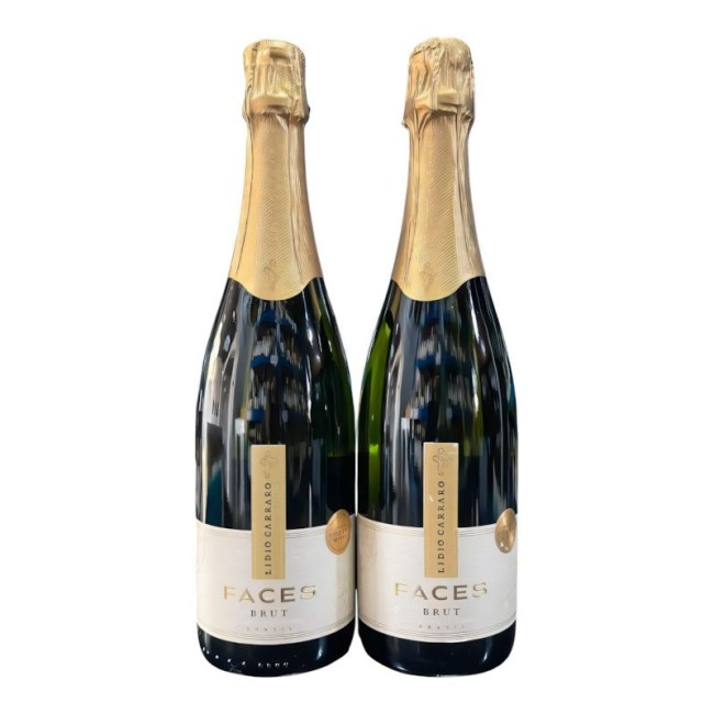 KIT C/2 ESPUMANTES FACES BRUT