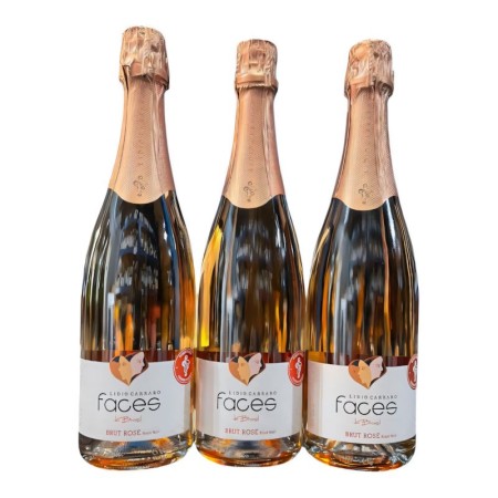 KIT C/3 ESPUMANTES FACES BRUT ROSE