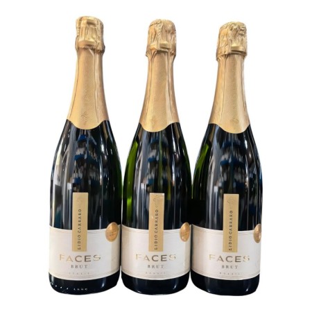 KIT C/3 ESPUMANTES FACES BRUT