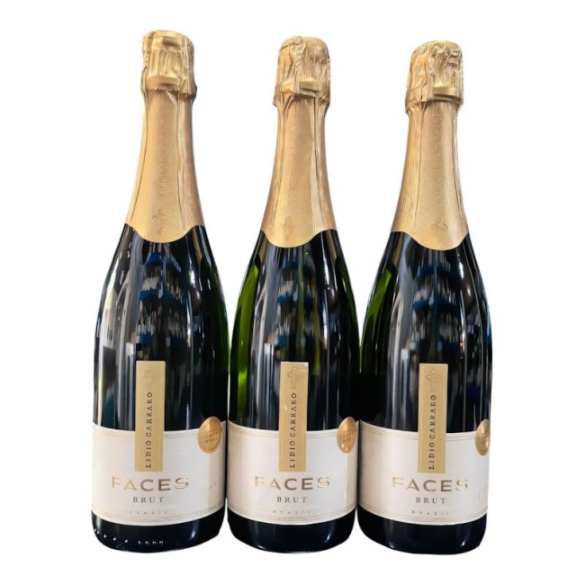 KIT C/3 ESPUMANTES FACES BRUT