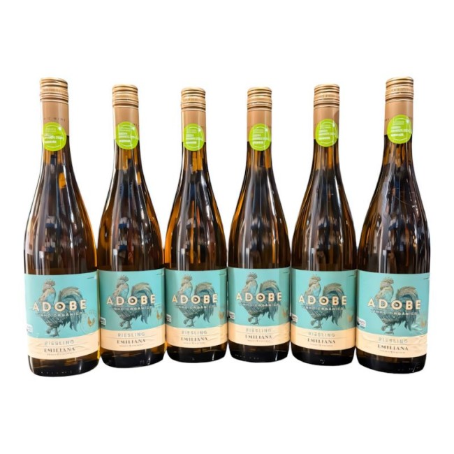 KIT C/6 ADOBE RIESLING ORGANICO KIT C/6 ADOBE RIESLING ORGANICO