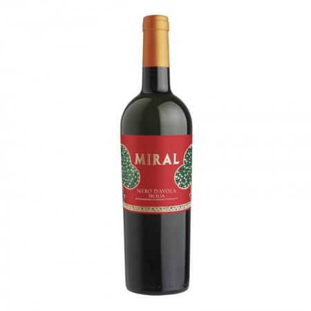 KIT VINHO TINTO MIRAL NERO D'AVOLA SICILIA DOC 2021  KIT VINHO TINTO MIRAL NERO D'AVOLA SICILIA DOC 2021