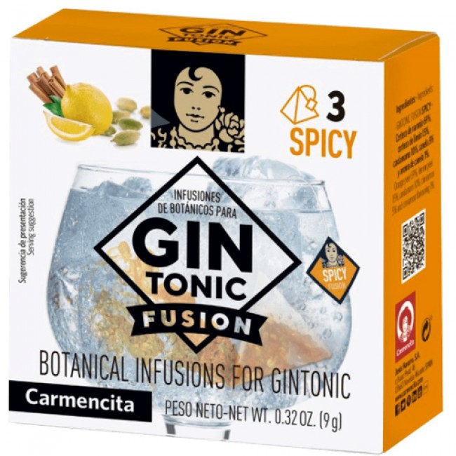 Sachê Spicy para Infusão de Gin Tônica 9G Carmencita